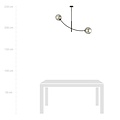 Emibig Emibig HUNTER 2 BLACK/GRAFIT - Moderne plafondlamp voor sfeervolle verlichting