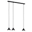 Emibig Emibig ELIT 3 BLACK - Lámpara colgante minimalista para cualquier espacio