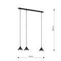 Emibig Emibig ELIT 3 BLACK - Minimalist pendant lamp for any space