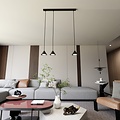 Emibig Emibig ELIT 3 BLACK - Lampe suspendue minimaliste pour tous les espaces