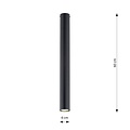 Emibig Emibig TECNO 1XL BLACK - Lámpara de techo minimalista para cualquier espacio