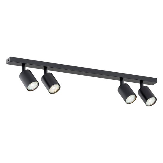 Emibig Emibig FLASH 4 BLACK - Lampe de plafond minimaliste pour tous les espaces