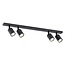 Emibig Emibig FLASH 4 BLACK - Minimalist ceiling lamp for any space