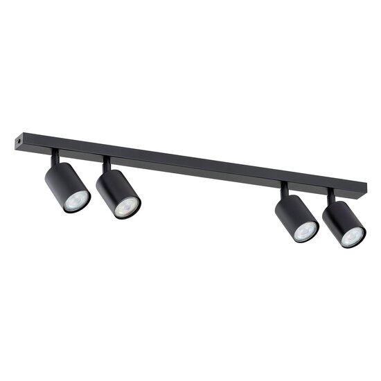 Emibig Emibig FLASH 4 BLACK - Lampe de plafond minimaliste pour tous les espaces