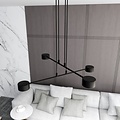 Emibig Emibig MODUS 4 BLACK - Lampe suspendue scandinave pour tous les espaces