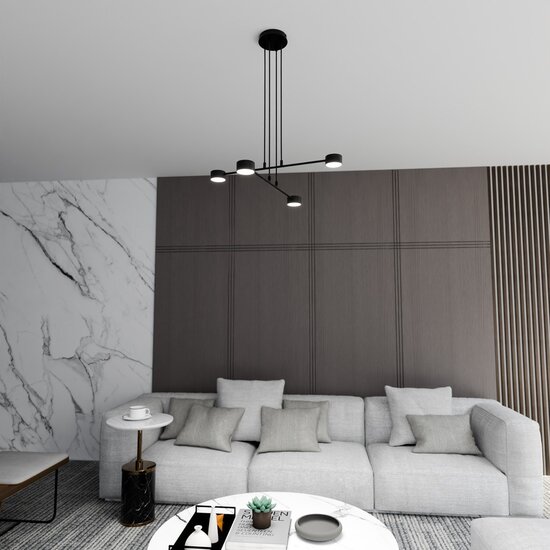 Emibig Emibig MODUS 4 BLACK - Scandinavian pendant lamp for any space