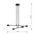 Emibig Emibig MODUS 4 BLACK - Scandinavian pendant lamp for any space