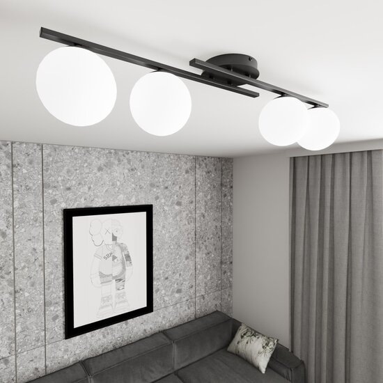 Emibig Emibig STILO 3 BL - Moderne plafondlamp voor sfeervolle verlichting