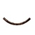 Fantasia Micro Line outside curve connector for mini 1-phase track, brushed bronze