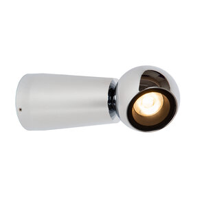 Lucide IPSOS - Bathroom Wall Lamp - LED - 1x6W 2700K - IP54 - Chrome