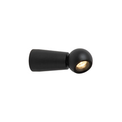 Lucide IPSOS - Lámpara de Pared para Baño - LED - 1x6W 2700K - IP54 - Negra