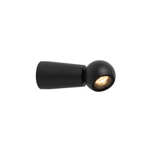 Lucide IPSOS - Applique de Salle de Bain - LED - 1x6W 2700K - IP54 - Noir