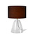 LUCIDE Lucide CAMPANA - Lámpara de Mesa - 1xE27 - Transparente