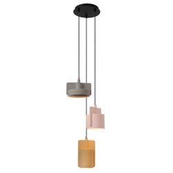 Lucide NINJA - Suspension - 3xE27 - Multicolore