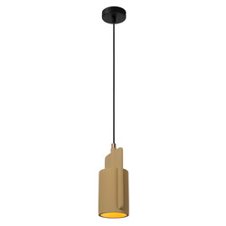Lucide NINJA - Hanglamp - Ø 11,5 cm - 1xE27 - Geel