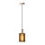 LUCIDE Lucide LAMBRES - Hanglamp - Ø 15 cm - 1xE27 - Taupe