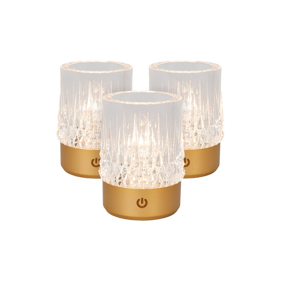 LUCIDE Lucide LILY - Oplaadbare Tafellamp - Perfect voor sfeervolle avonden