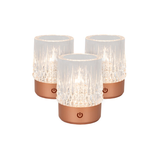 LUCIDE Lucide LILY - Lampe de Table Rechargeable pour Chaque Occasion