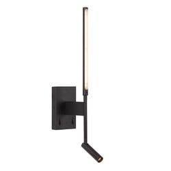 Lucide FINAN - Applique - LED - 2700K - Avec point de charge USB - Noir