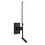 LUCIDE Lucide FINAN - Lámpara de Pared - LED - 2700K - Con Punto de Carga USB - Negro - Ideal para iluminación interior moderna