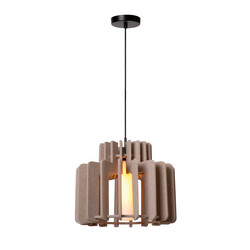 Lucide ROLLO - Suspension - 1xE27 - Taupe