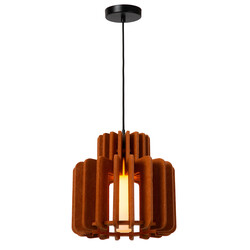 Lucide ROLLO - Pendant Lamp - 1xE27 - Terracotta