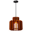 LUCIDE Lucide ROLLO - Lámpara Colgante - 1xE27 - Terracota - Crea un ambiente cálido en tu hogar