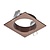 Fantasia Zoom square surface-mounted spot, bronze, GU10 socket