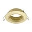 Fantasia Saturn Einbaustrahler, feste Position, GU10-Fassung, gebürstete Goldoptik, Durchmesser 80 mm, IP20