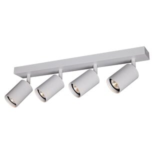 Taboo spot plafonnier GU10 4 points orientables aluminium blanc