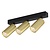 Fantasia Oryx rampe de spots 3 lumières MR11 noir/or aluminium