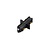 Fantasia Track Mini conector recto negro para carril monofásico