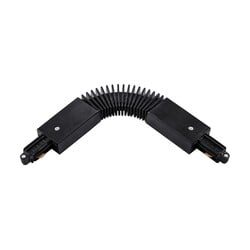 Track 1F flexibler Verbinder schwarz für Schienensystem