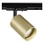 Fantasia Taboo spot sur rail GU10 noir/or brossé, excl. ampoule