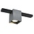 Fantasia Babar square surface spot GU10 track brushed steel