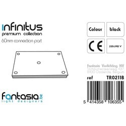 Infinitus Connection Verbindungsstück 60 mm schwarz