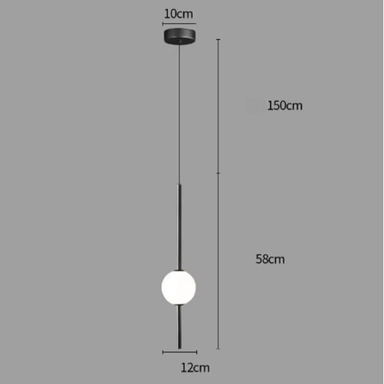 Homelighting Amalfi SE LED 12 - Lampe suspendue moderne pour un éclairage élégant