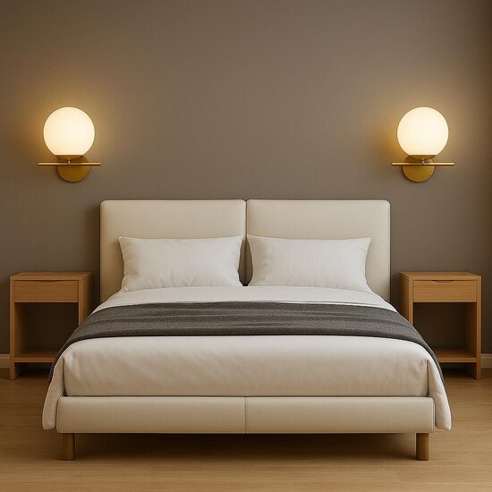 Homelighting Siri SE21-BR-15 - Lámpara de pared elegante para iluminación atmosférica