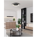 Homelighting Amaya SE LED 80 - Lampe de plafond noire moderne et intelligente