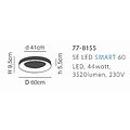Homelighting Amaya SE LED 60 - Intelligente Deckenleuchte für jeden Raum