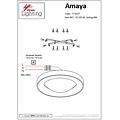 Homelighting Amaya SE LED 60 - Lámpara de techo moderna para una iluminación elegante
