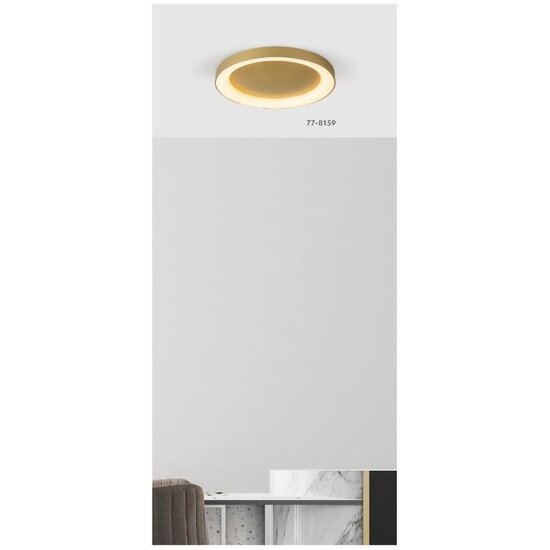 Homelighting Amaya SE LED 60 - Lampe de plafond moderne en or brossé pour un éclairage élégant