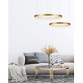 Homelighting Amaya SE LED 60 - Modern brushed gold ceiling lamp for stylish lighting