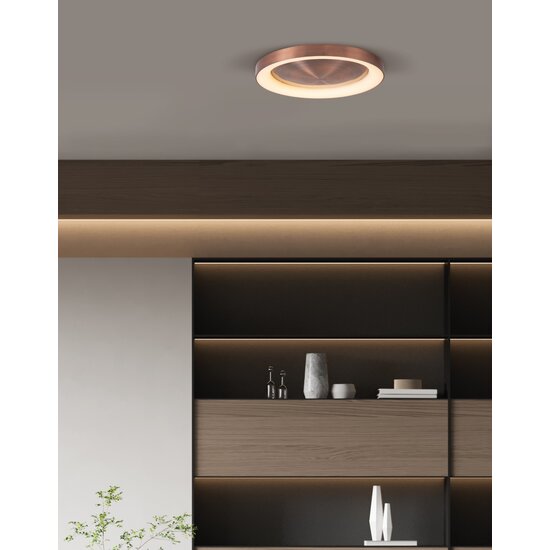 Homelighting Amaya SE LED 60 - Modern copper ceiling lamp for stylish lighting