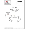 Homelighting Amaya Celing SE LED 80 - Lampe de plafond en cuivre moderne pour un éclairage élégant