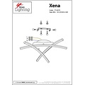 Homelighting Xena SE LED 65-3 - Moderne plafondlamp voor sfeervolle verlichting