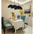 Homelighting Campana SE21-BL-40 - Lámpara colgante industrial elegante para cualquier espacio