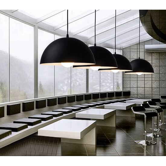 Homelighting Campana SE21-BL-40 - Lampe suspendue industrielle élégante pour tous les espaces