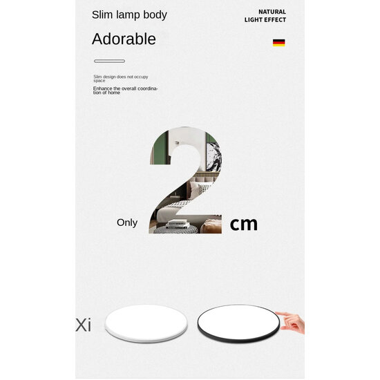 Homelighting Rondo SE LED 30 - Moderne plafondlamp met veelzijdige lichtinstellingen