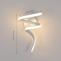 Homelighting Penzo SE LED 19 - Lámpara de pared moderna con función de memoria